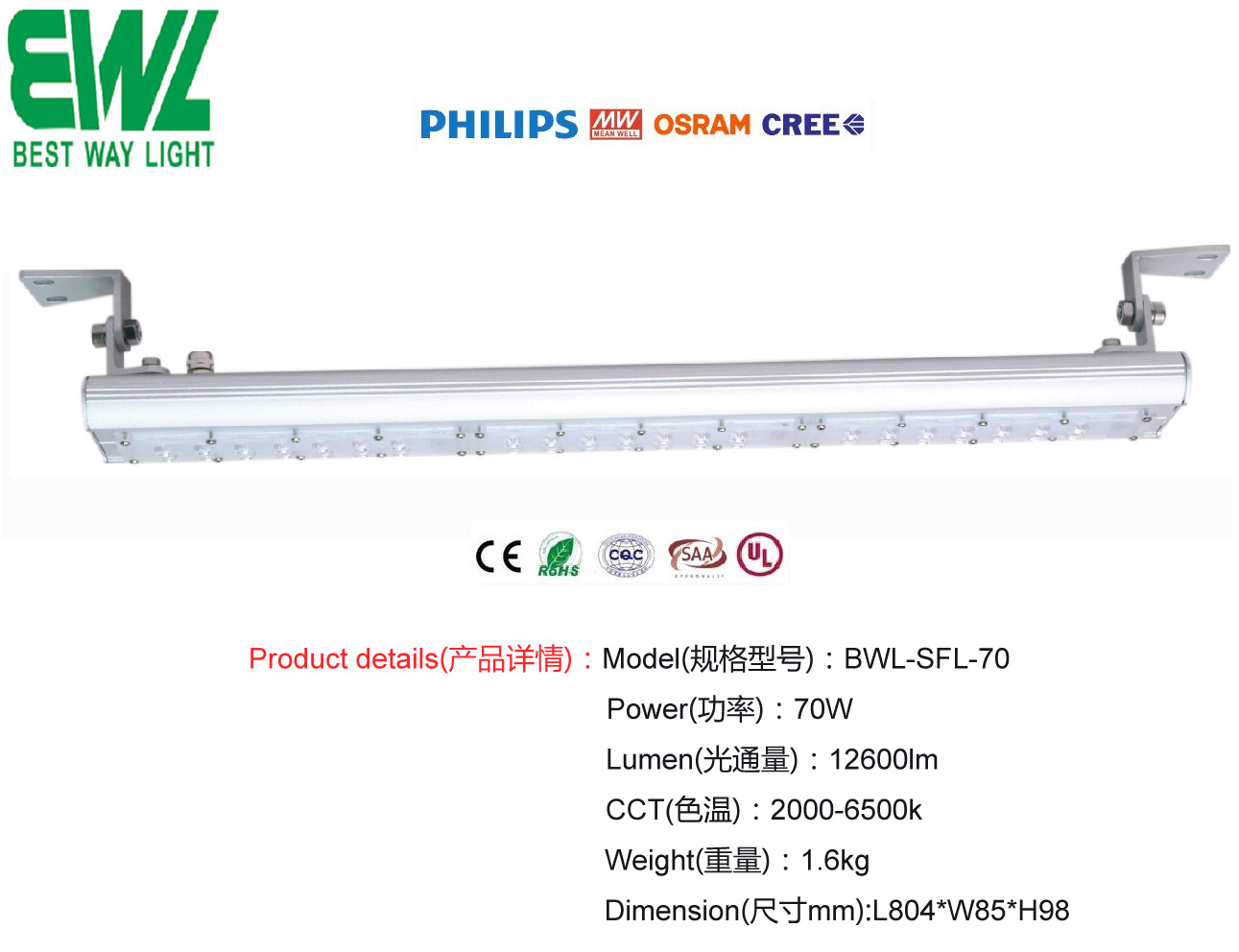 /BWL-SFL-70 LED70W