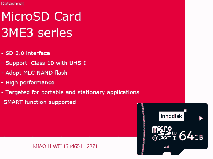 ˶MicroSD Card 3ME3ҵ  DESDM-16GS02SE1SK