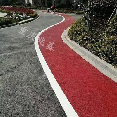 小区道路陶瓷颗粒路面工程重庆防滑坡道施工团队公司