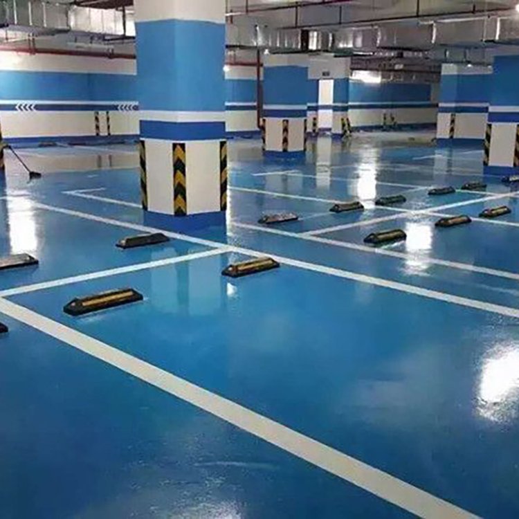 兆基停车位划线标号停车场划车位线路面画线施工